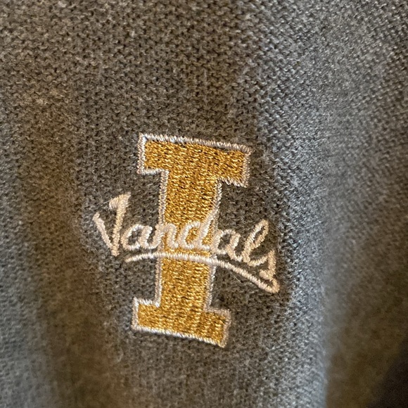 Cutter and Buck Gray Scoopneck Sweater - Size Medium - Picture 3 of 4